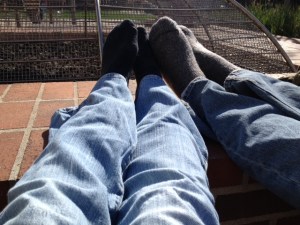 did i mention it's sunny and warm here? :)