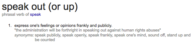 speak-out-or-up