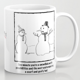 Flawed Snowman MUG copy