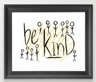 framed printBeKind
