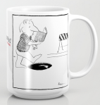 pay attention FLAWED mug copy