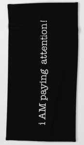 paying attention BEACH TOWEL copy