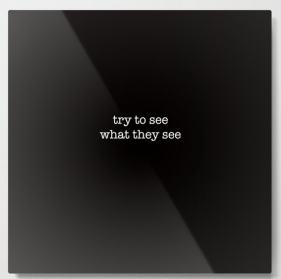 try to see what they see METAL WALL ART copy