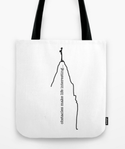 obstacles TOTE BAG