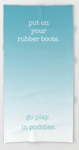 puddles BEACH TOWEL copy
