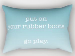 puddles RECT PILLOW copy