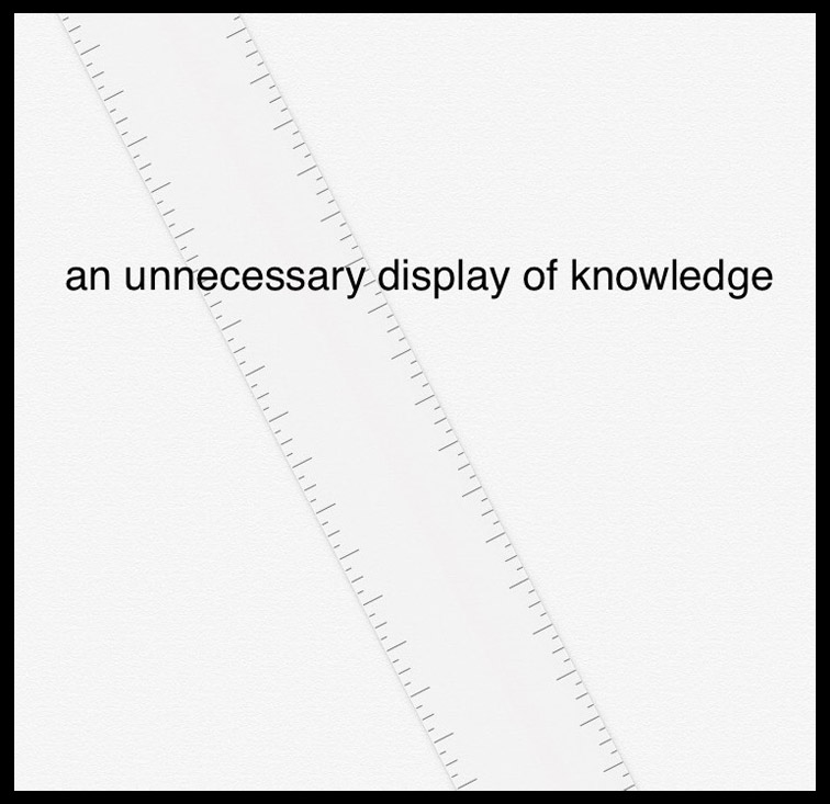 display of knowledge in frame copy