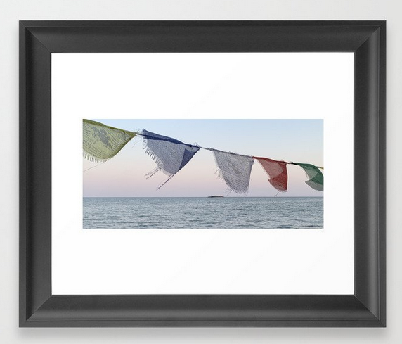 island prayer flags - the five elements