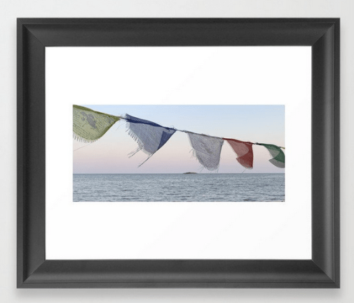 island prayer flags - the five elements