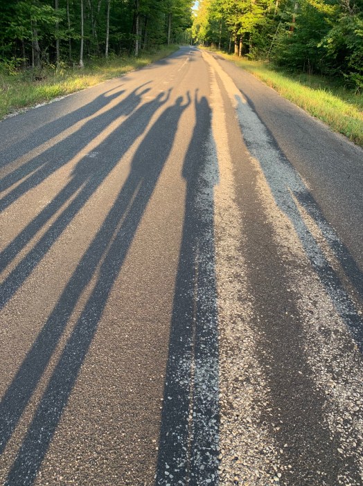 road shadows
