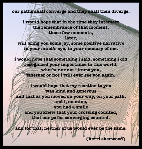 bold black prayer flag converge framed