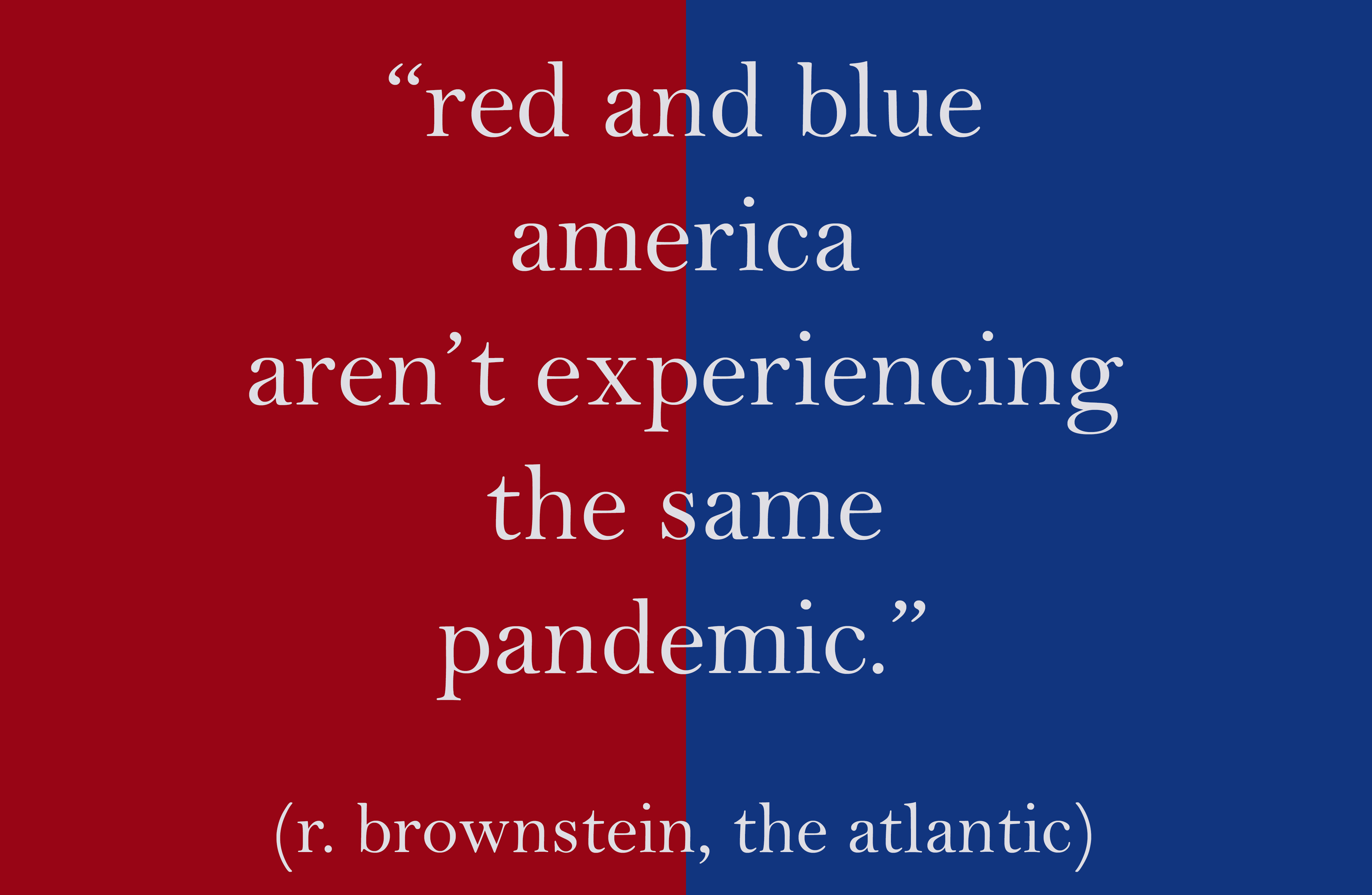 red and blue america